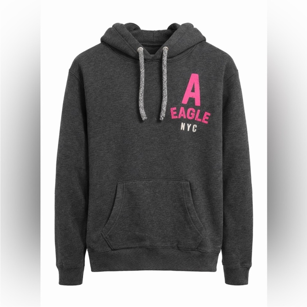 American Eagle NYC Hoodie – Charcoal Gray – Size Medium
